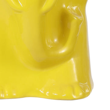 Orla 18.5" Modern Bohemian Elephant Ceramic Garden Stool - JONATHAN Y